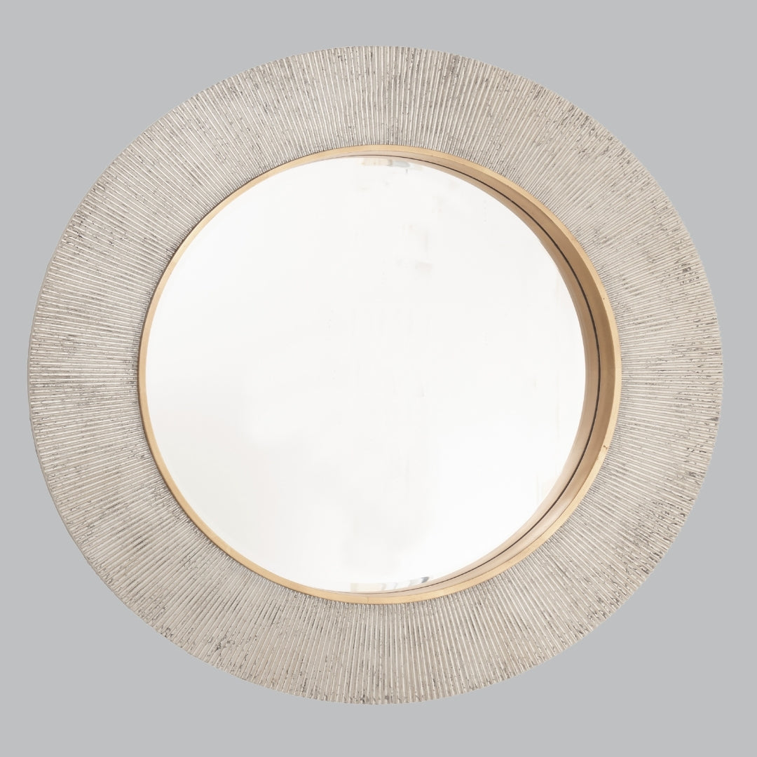 Jora Metal Framed Round Wall Mirror